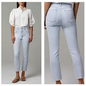 Citizens of Humanity High Waisted Mia Crop Front Yoke Slim Jeans